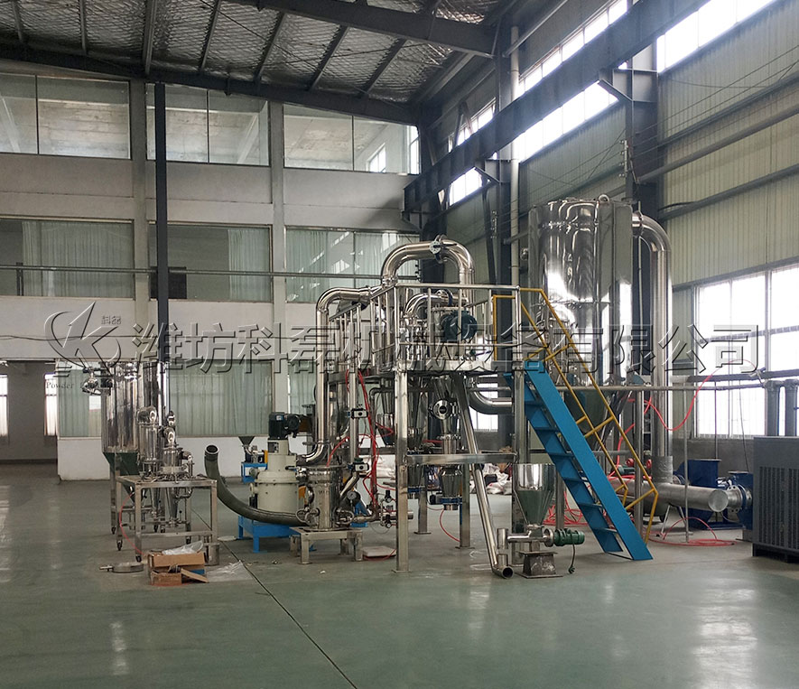 超微(wēi)氣流粉碎機測(cè)試車間 第1張