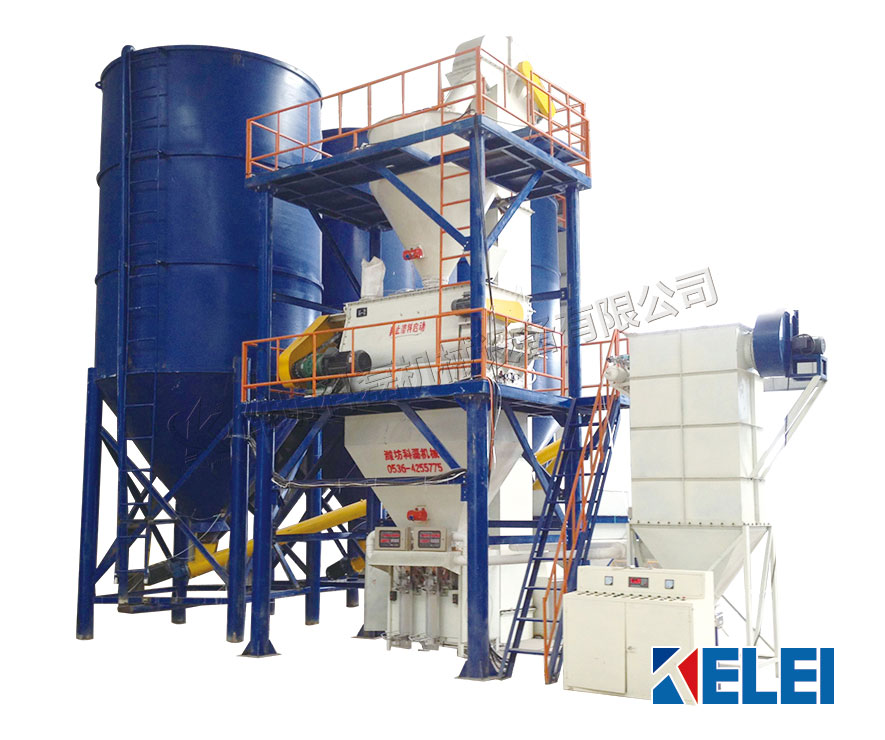 KL-60型自動幹粉(fěn)砂漿生産線